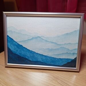 "Arctic Frost" Hand-painted watercolor painting